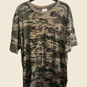 GUY HARVEY Bluewater 2005 Camo Fish Graphic T-Shirt Size XL